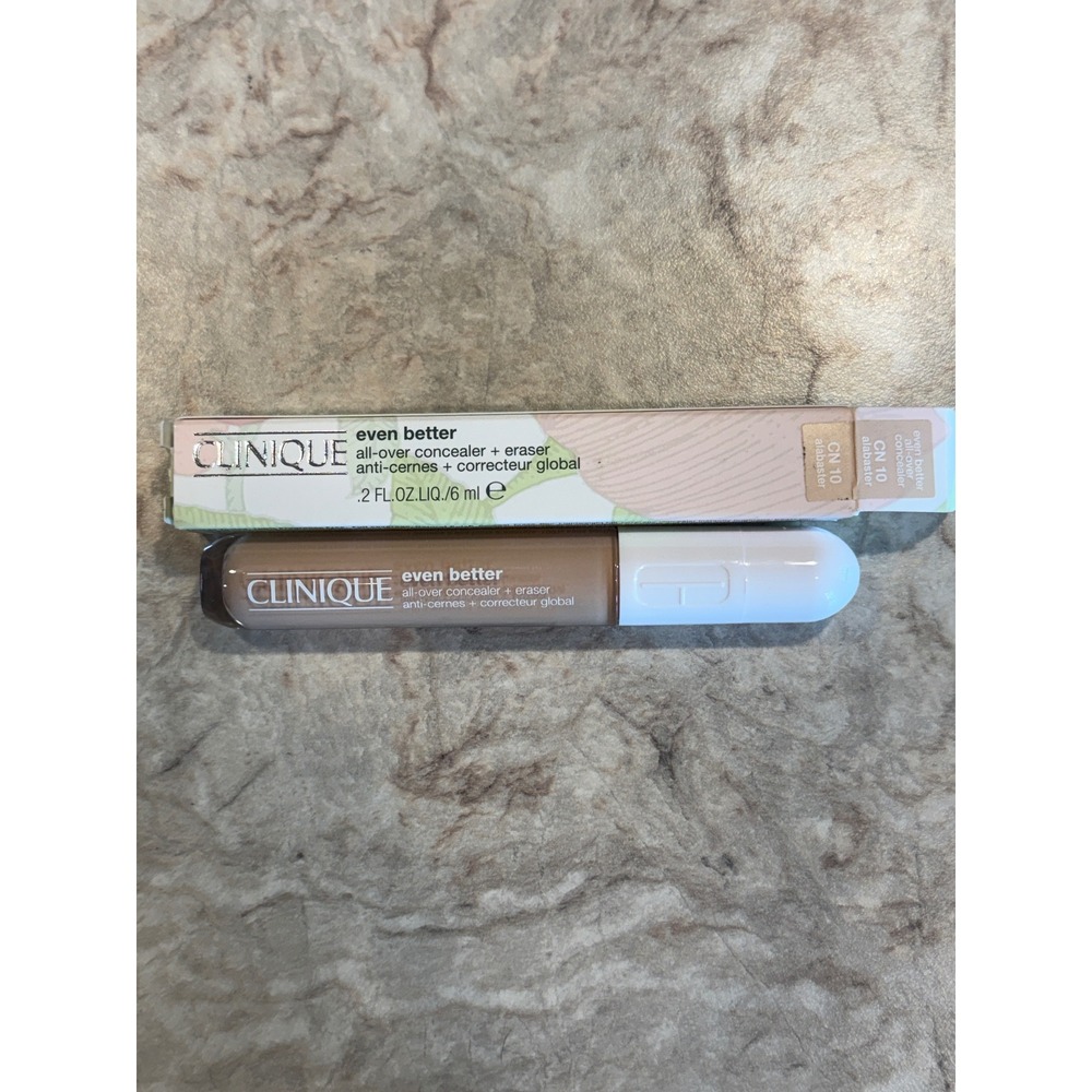 Clinique Even Better All-Over Concealer Eraser CN 10 Alabaster 0.2oz New in Box